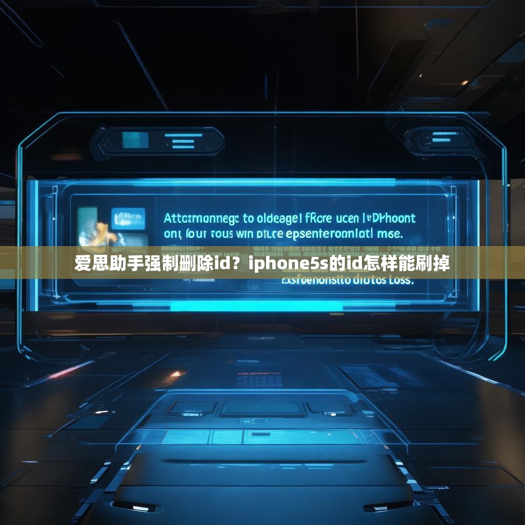 爱思助手强制删除id？iphone5s的id怎样能刷掉