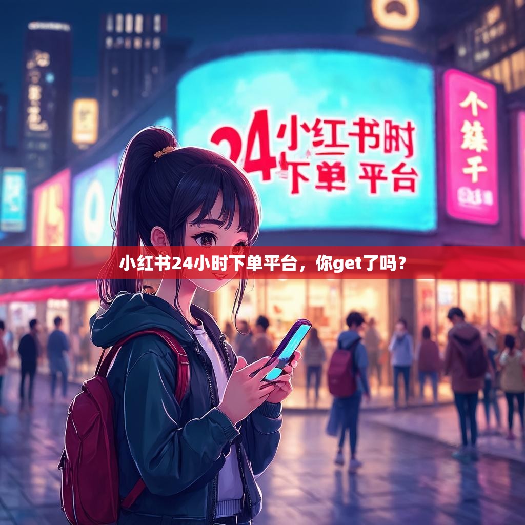 小红书24小时下单平台，你get了吗？