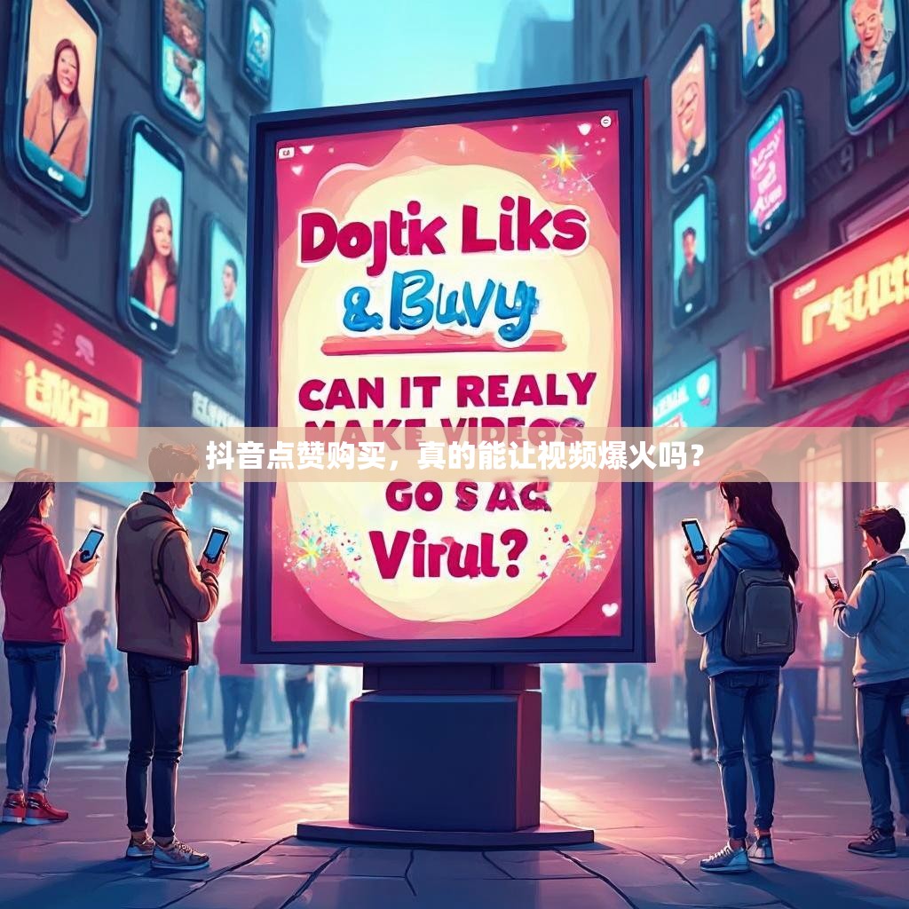 抖音点赞购买，真的能让视频爆火吗？