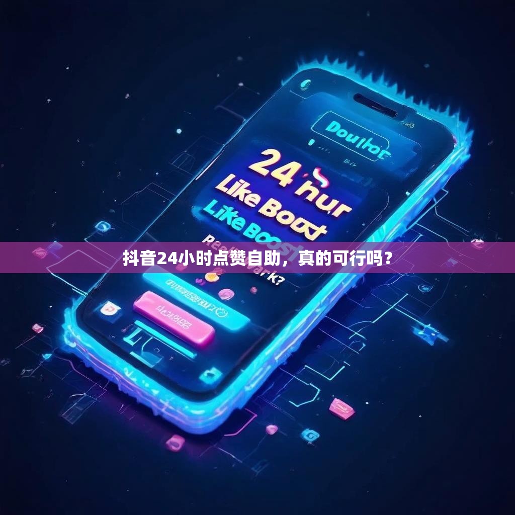 抖音24小时点赞自助，真的可行吗？