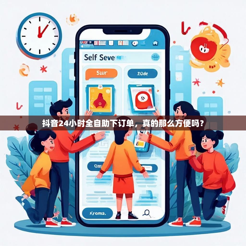 抖音24小时全自助下订单，真的那么方便吗？