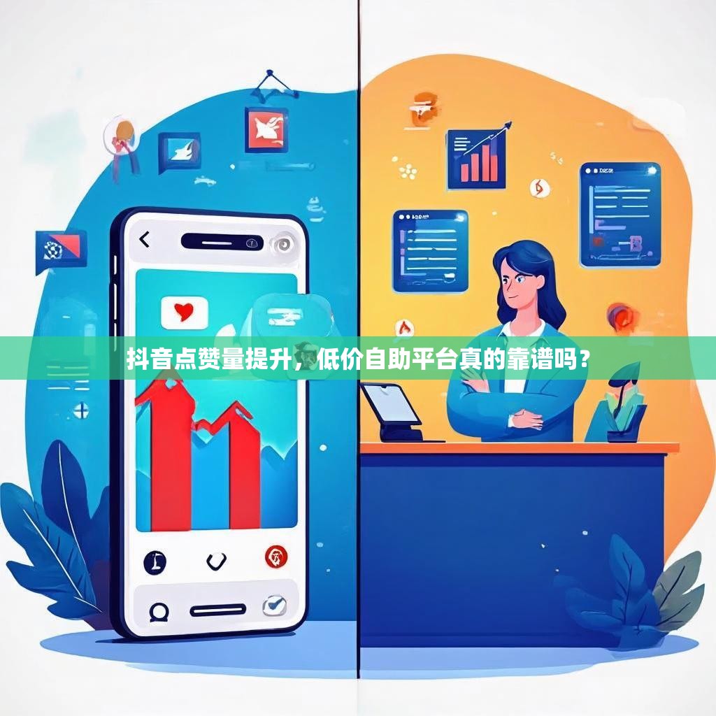 抖音点赞量提升，低价自助平台真的靠谱吗？