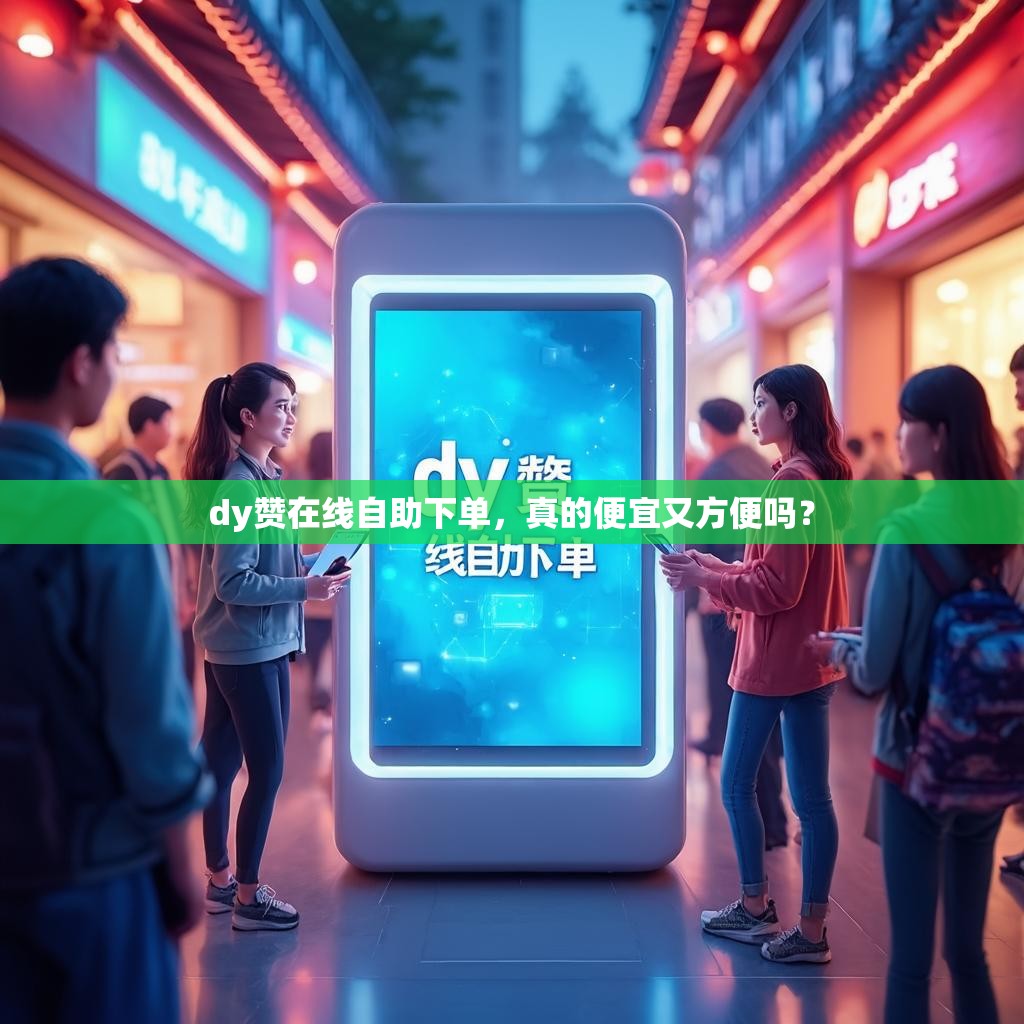 dy赞在线自助下单，真的便宜又方便吗？