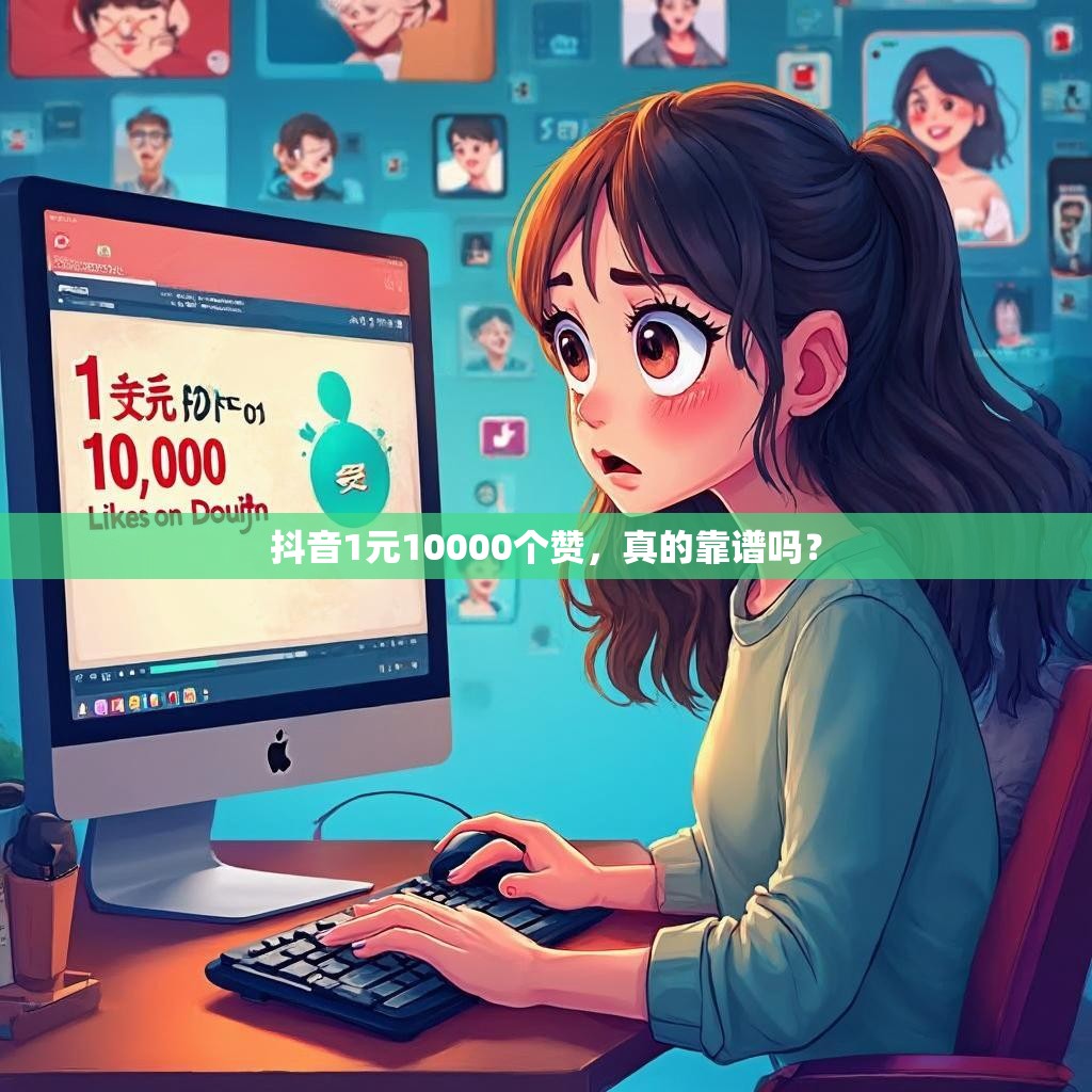 抖音1元10000个赞，真的靠谱吗？