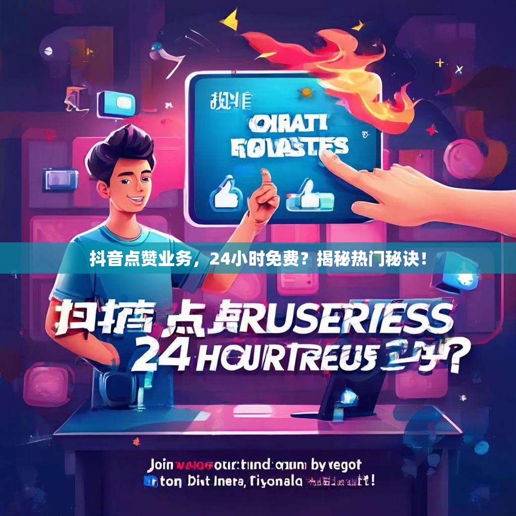 抖音点赞业务，24小时免费？揭秘热门秘诀！