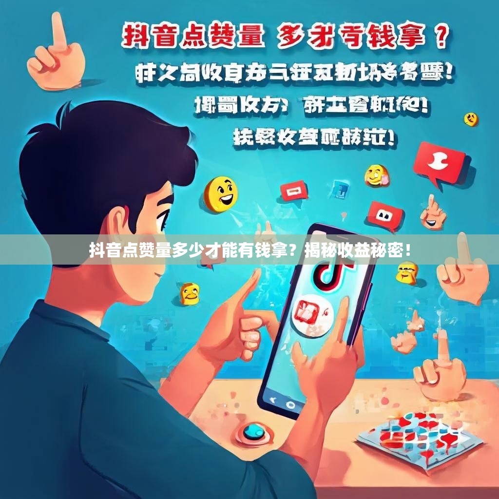 抖音点赞量多少才能有钱拿？揭秘收益秘密！