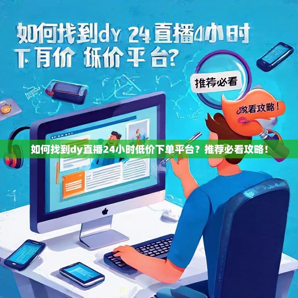 如何找到dy直播24小时低价下单平台？推荐必看攻略！
