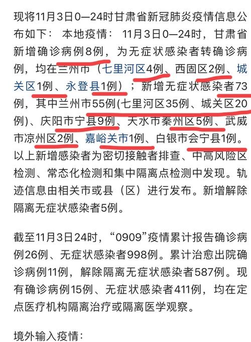 甘肃兰州疫情最新消息 今日新增病例和防控政策